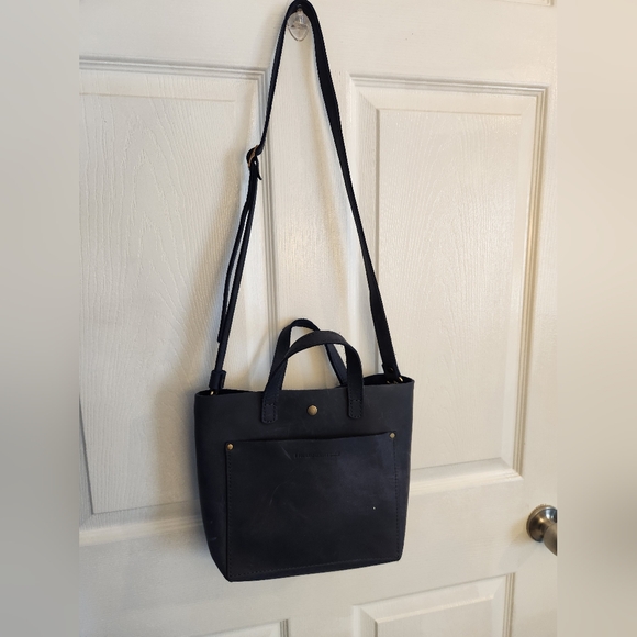 Portland leather AP small crossbody tote bag - Picture 4 of 8